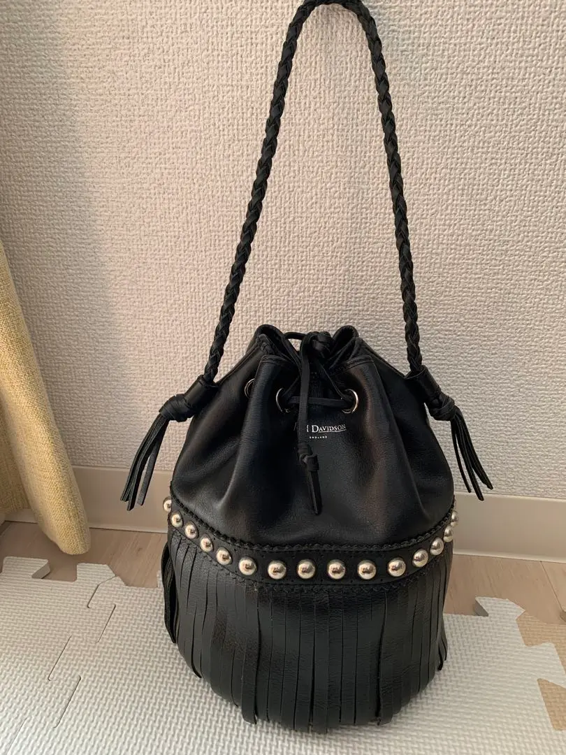 ドゥロワー購入J&Mデビッドソン美品クラッチバッグ別注ロンハーマン スタッズ ドゥロワー購入J&Mデビッドソン美品クラッチバッグ別注ロン