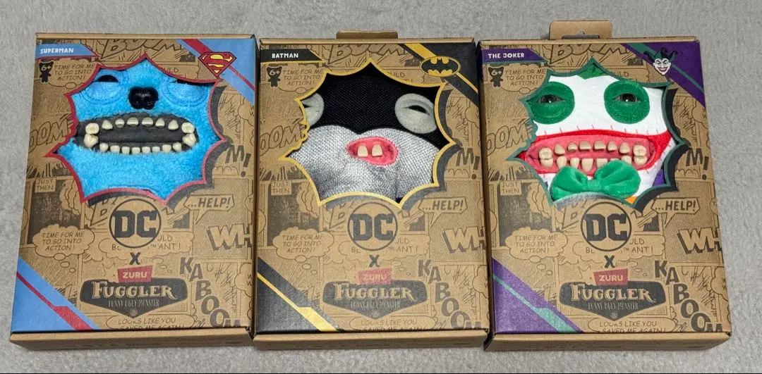 ファグラー×DC スーパーマン　バットマン　ジョーカー　3体セット　新品未開封 2025年最新】Fuggler dcの人気アイテム - メルカリ