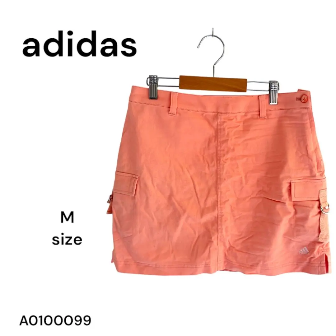★美品★adidas 愛迪達 高爾夫球裙 M 粉紅色 的縮圖