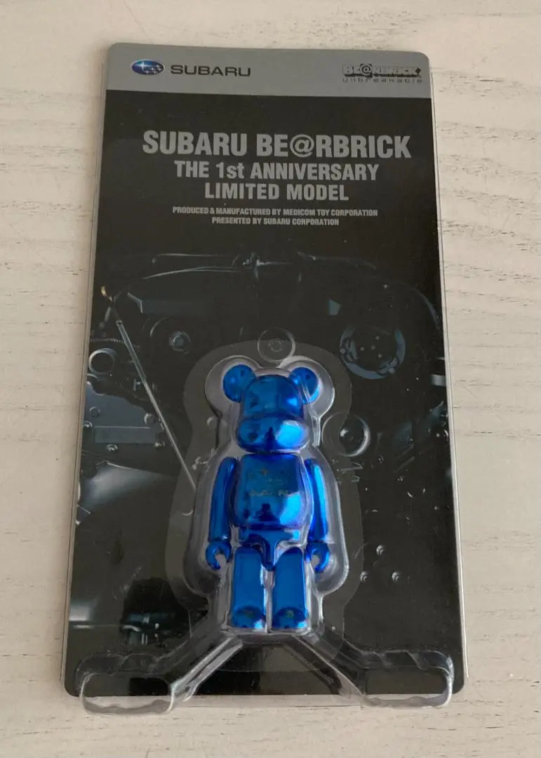スバルベアブリック   2種類セット MEDICOM TOY - 数量限定 2周年記念限定 SUBARU 100%ベアブリック