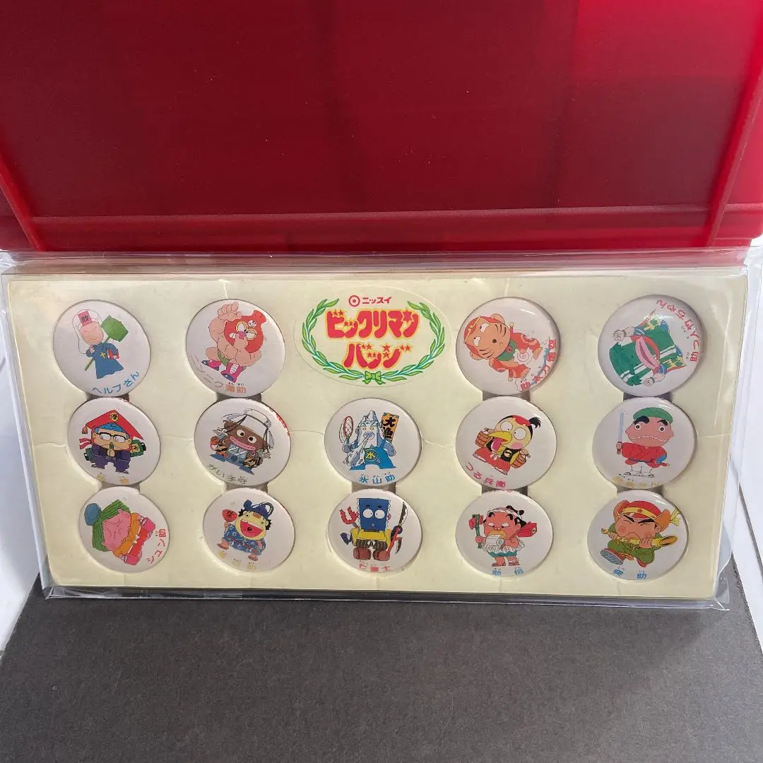 ビックリマン缶バッチ　昭和レトロ　超脇役揃い　激レア　ニッスイノベルティ 1037384647346045_04_9011.jpeg