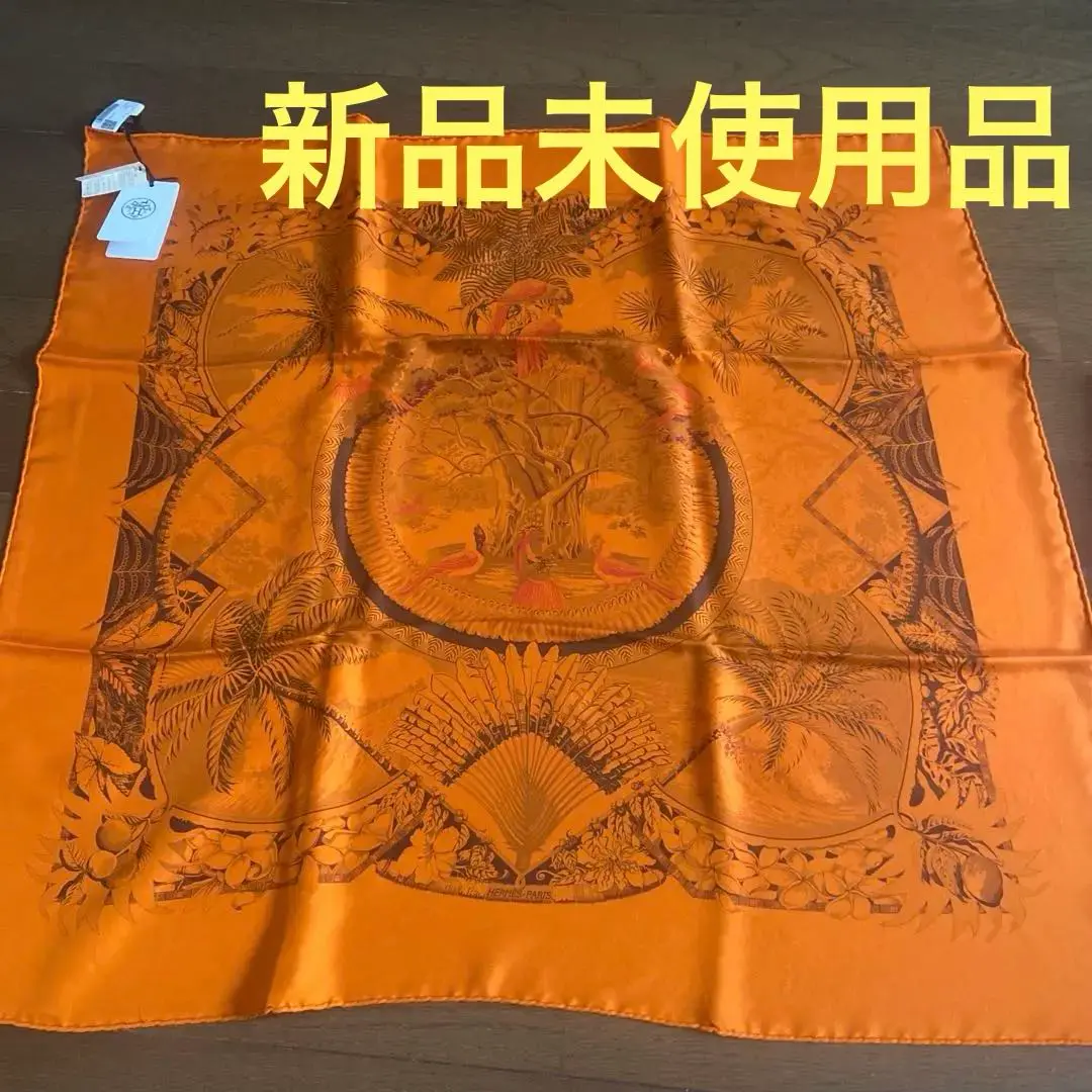 エルメス　スカーフ　レクタングル　アロハ　美品 2022年春夏 HERMES エルメス スカーフ カレ90 レクタングル