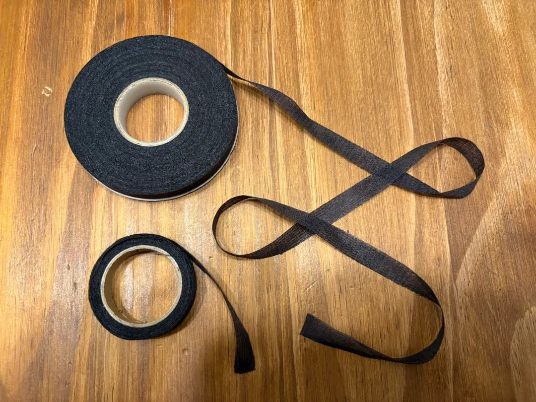 Thumbnail of Straight Tape Black 1.2cm wide Vlieseline Approximately 45m roll + approximately 7m