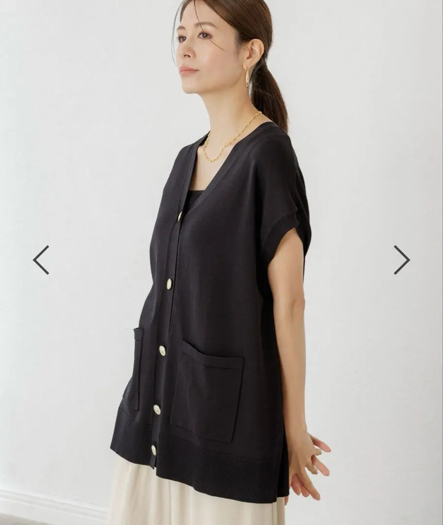 Elura 休閒 黑色 背心 FREE 尺寸 的縮圖