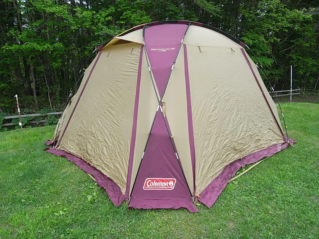 ✨美品✨コールマン テント スリーポールスクリーンタープ 付属品完備 Coleman - ✨美品✨コールマン テント スリーポールスクリーン