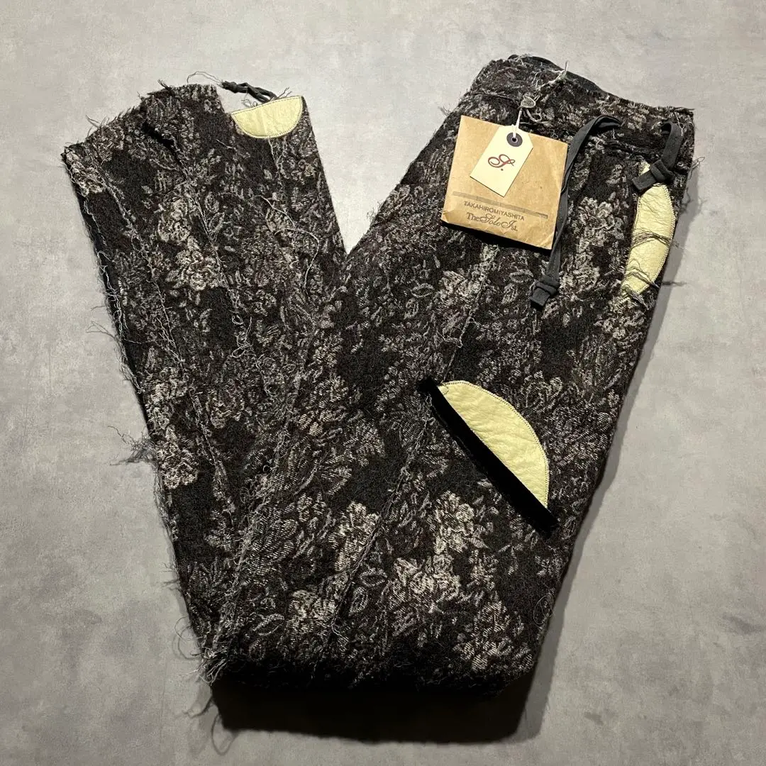 新品 タカヒロミヤシタTheSoloist 1st デザインウールパンツ sc.0016AW24-black ジョガーパンツ Days Of Our Youth 2024