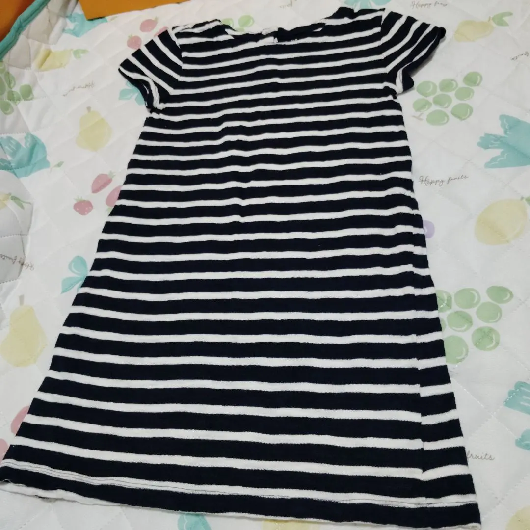 Thumbnail of GAP Kids Short Sleeve T-Shirt Dress, Border, Size 130