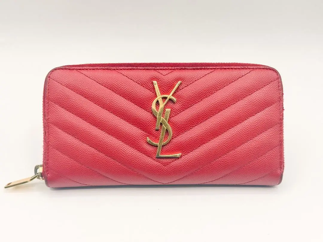 YSL レッド 長財布 キルティング 2025年最新】イヴサンローラン カラー：レッド系 長財布の人気