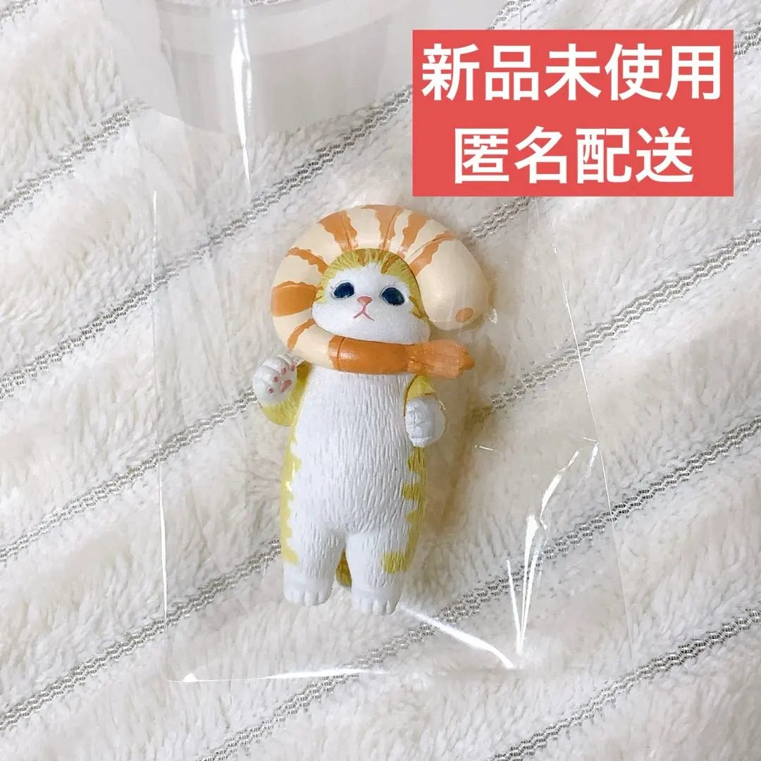 Thumbnail of mofusand mofusand Ebi-nyan Figure: Peeled Shrimp, Chashiro (Calico) Gacha
