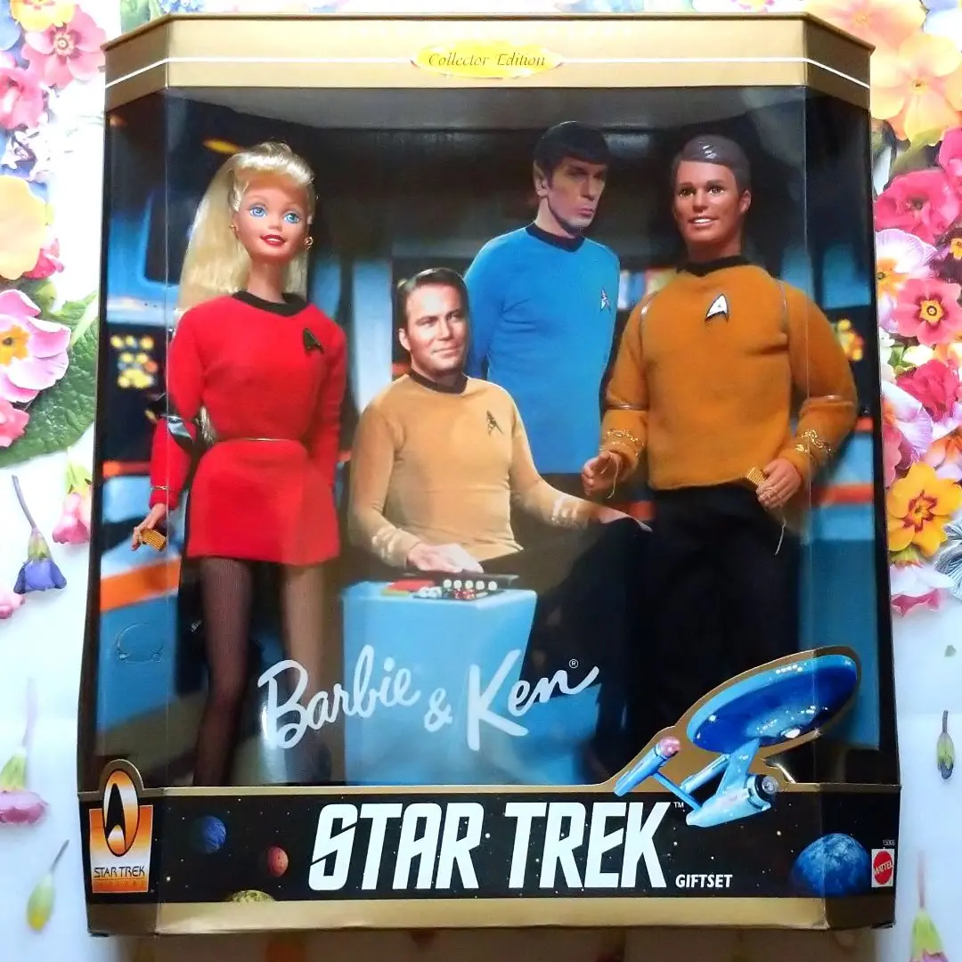可動式　植毛♦︎Barbie バービー人形　KEN ♦︎ スタートレック ♦︎ カーク Amazon.co.jp: バービー&ケン スタートレック 30周年記念 ギフト