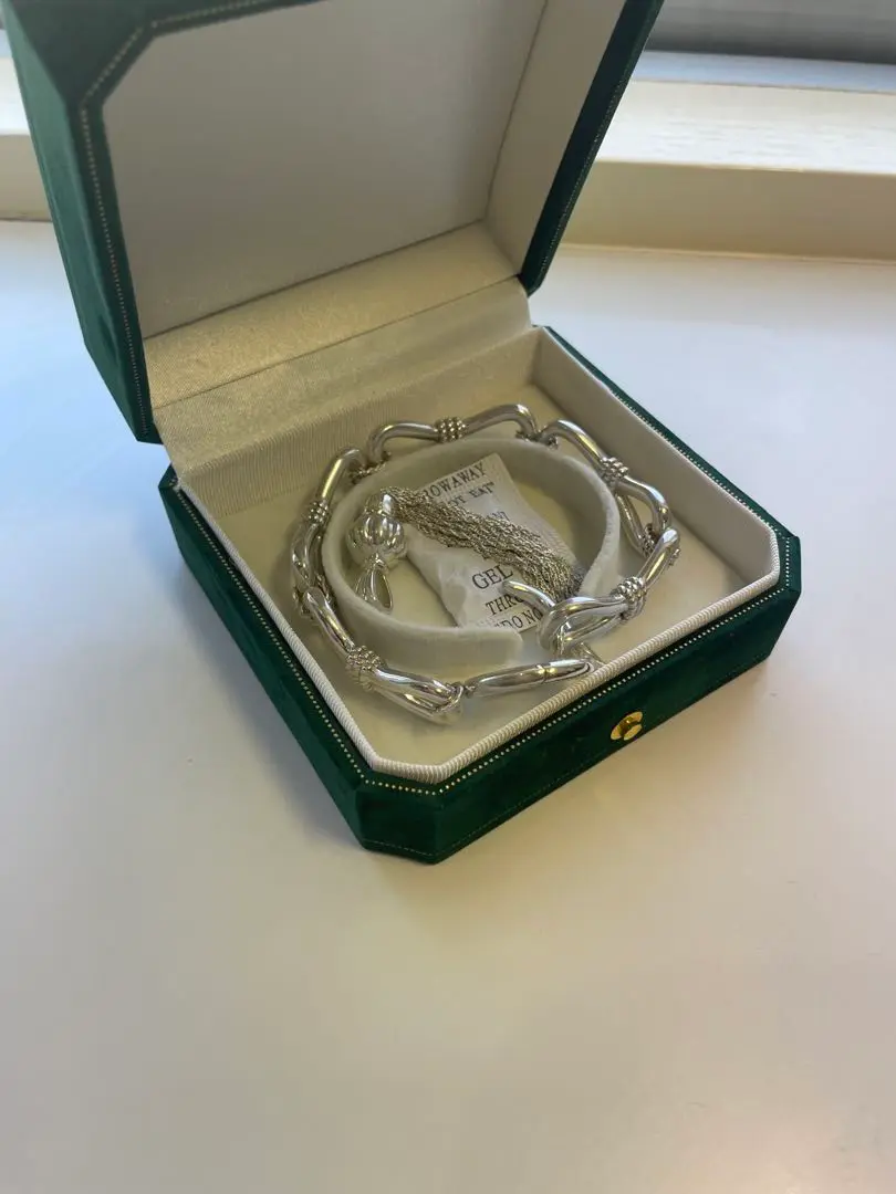 SANTAKU　eight knot silver 925 　ブレスレット Santaku eight knot silver 925 bracelet
