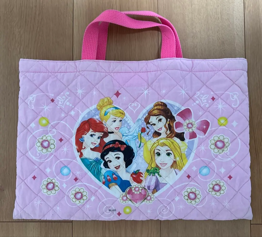 迪士尼 公主 補習袋 鋼琴袋 繪本袋 手提袋 的縮圖
