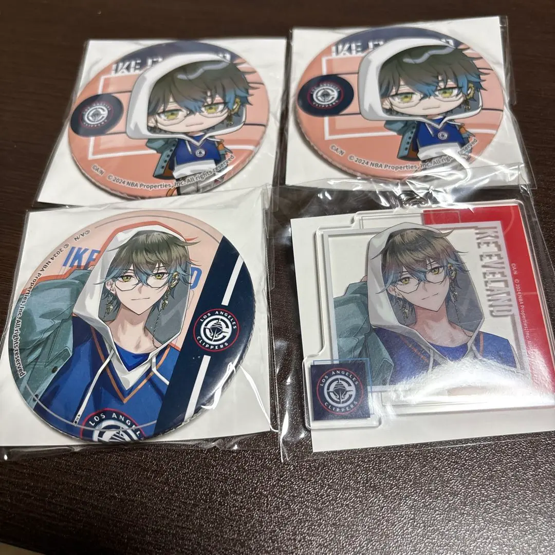 Thumbnail of Ike Eveland NBA x NIJISANJI 2nd Collaboration Can Badges & Acrylic Keychains