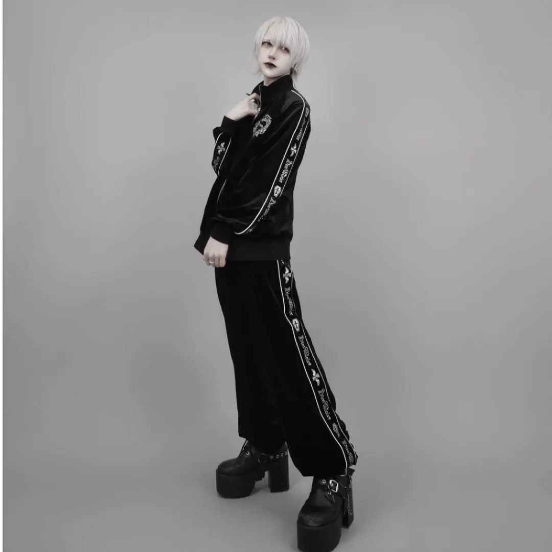 DimMoire ベロアジャージセット Black Mサイズ DimMoire ベロアジャージセット Black Mサイズ