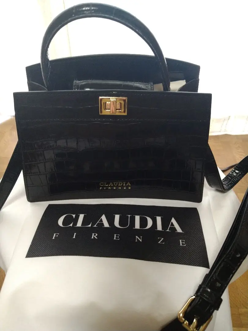 CLAUDIA/クラウディア レザーメッシュ 2WAYバッグ（イタリア製