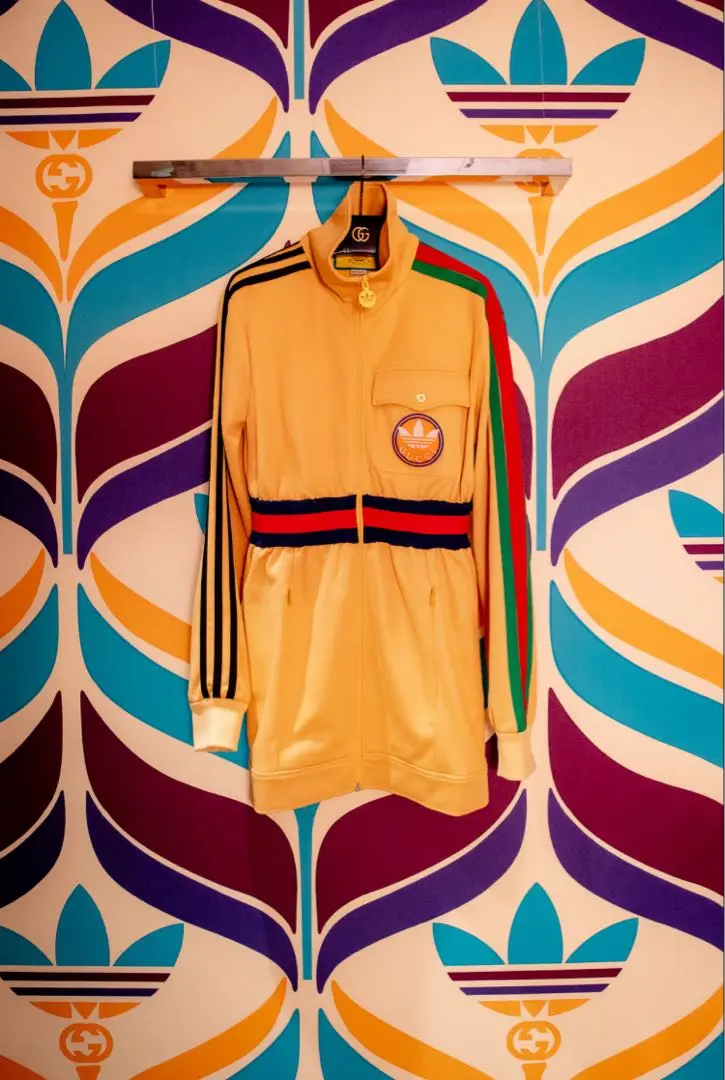 GUCCI グッチ 22AW ×adidas Cotton Jersey Dress 712711 XJEGU
