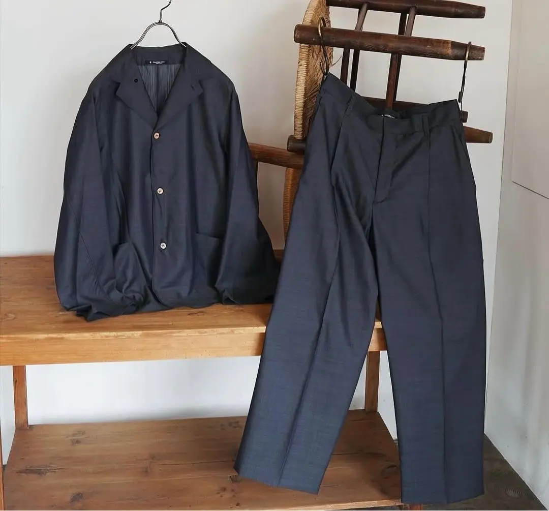 maatee&sons デニムセットアップ計8.4万円マーティーアンドサンズ　2 MAATEE&SONS (マーティーアンドサンズ) DENIM TROUSER TYPE2 (