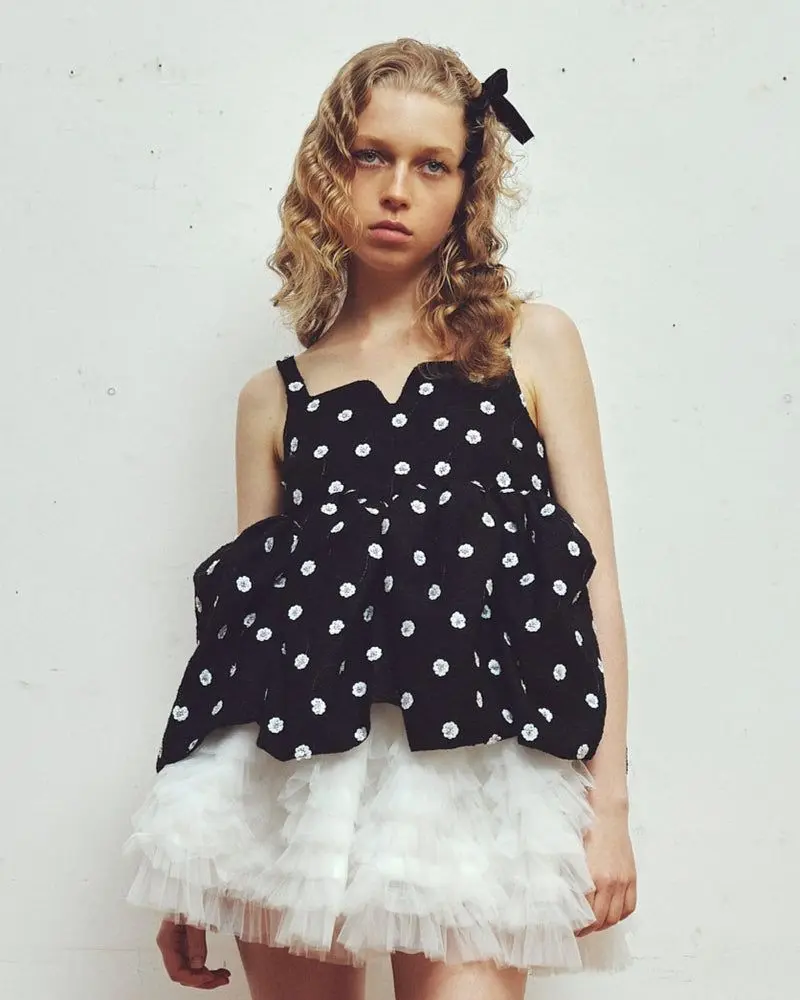 新品未使用タグ付き　Bibiy.  BIANCA TOP BIBIY. MADE | BIANCA TOP BLACK｜Bibiy.