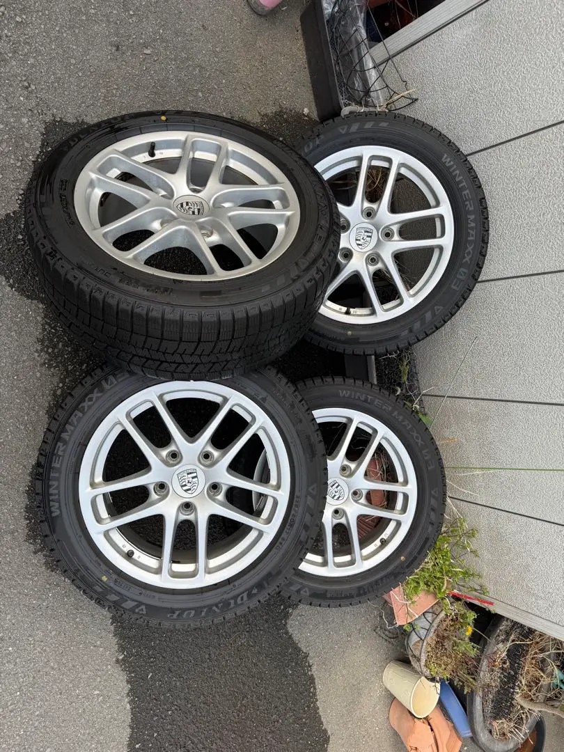 ポルシェ987ボクスター純正ホイール&スタッドレスタイヤセット ポルシェ987ボクスター純正ホイール&スタッドレスタイヤセット