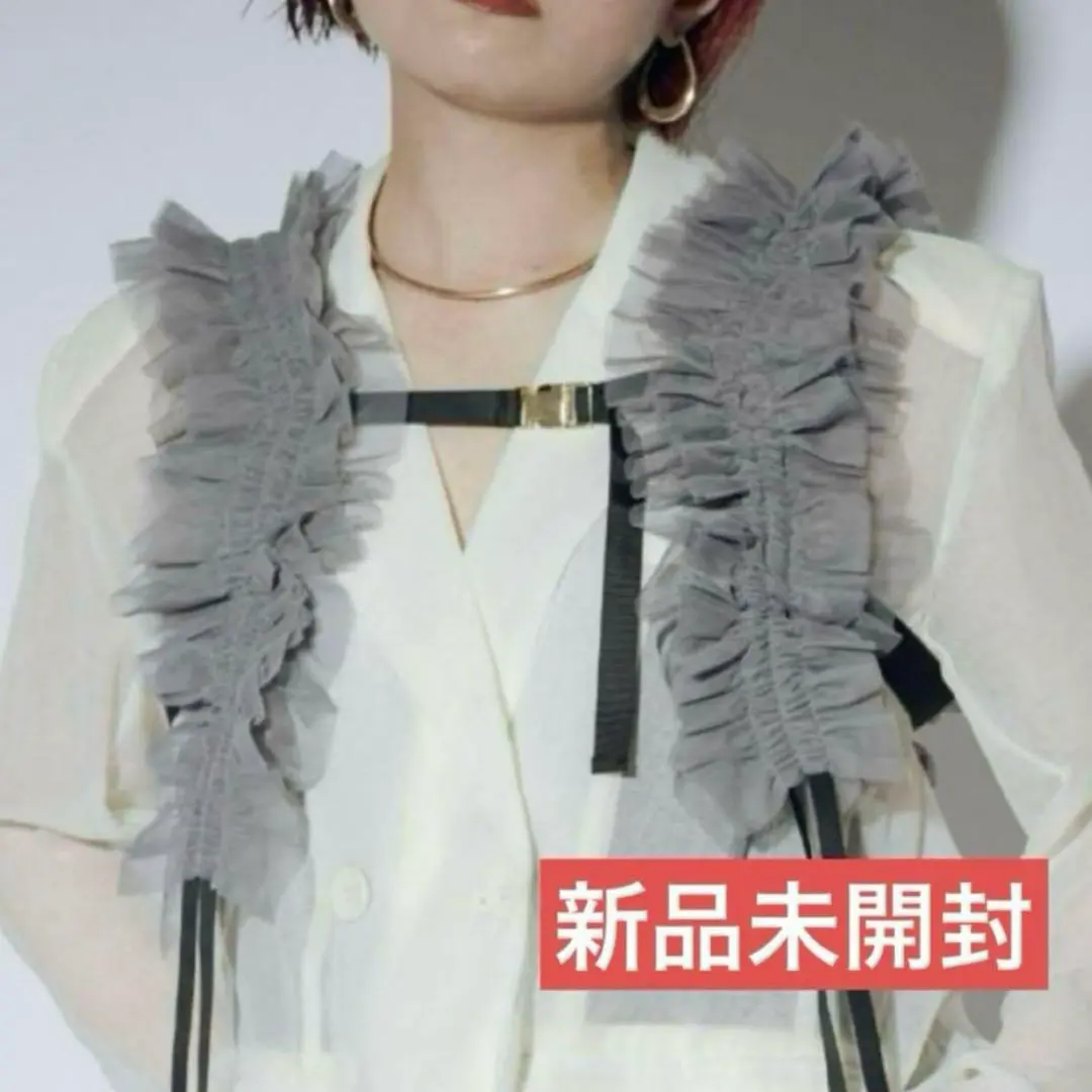 Ezick リボンハーネス　シルバー　完売品 Ezick（エジック）の「Multi-layered リボンハーネス