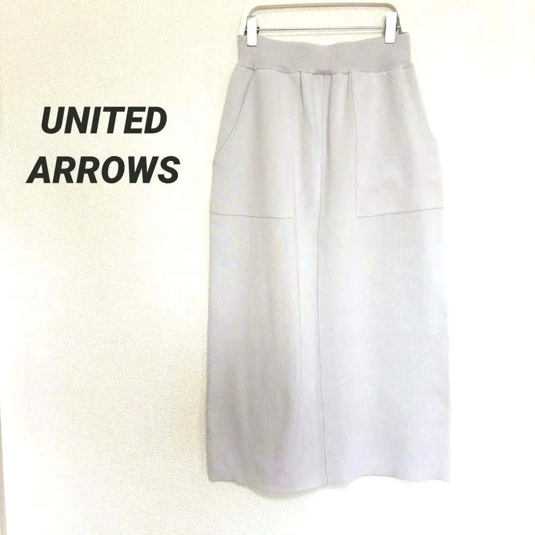 Thumbnail of 2913M United Arrows Long Knit Skirt Straight Gray S