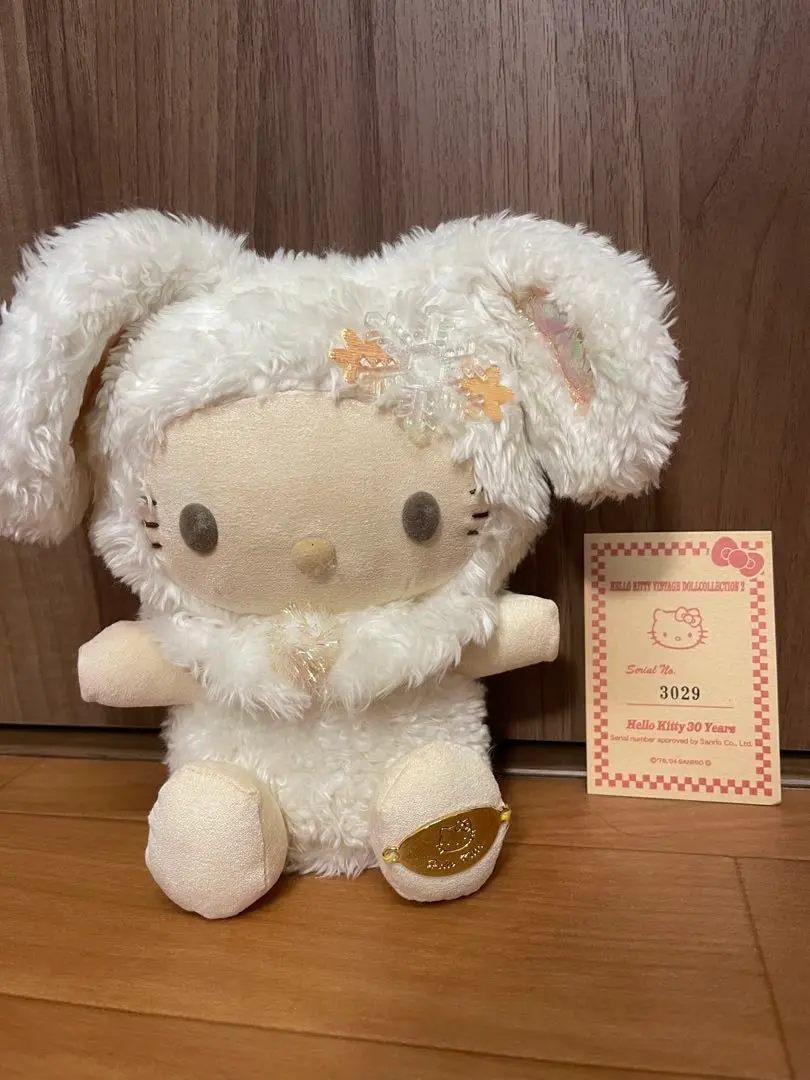 サンリオ ハローキティ 30周年記念 特大ぬいぐるみ 300体限定 約40cm サンリオハローキティ30周年記念特大ぬいぐるみ300体限定約40cm