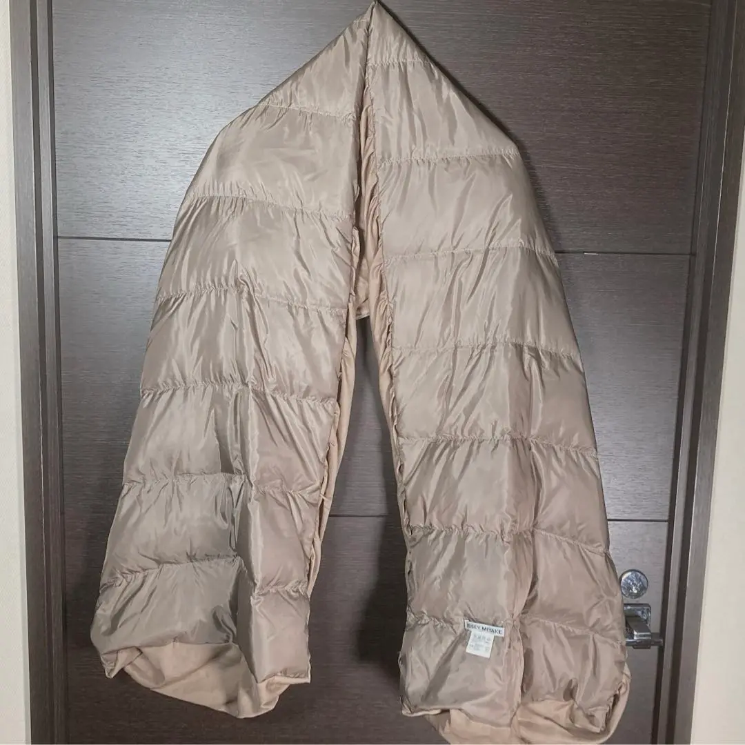 ISSEY MIYAKE me ファー マフラー 新品未使用 イッセイミヤケISSEY MIYAKE フリンジ切替変形リブニット