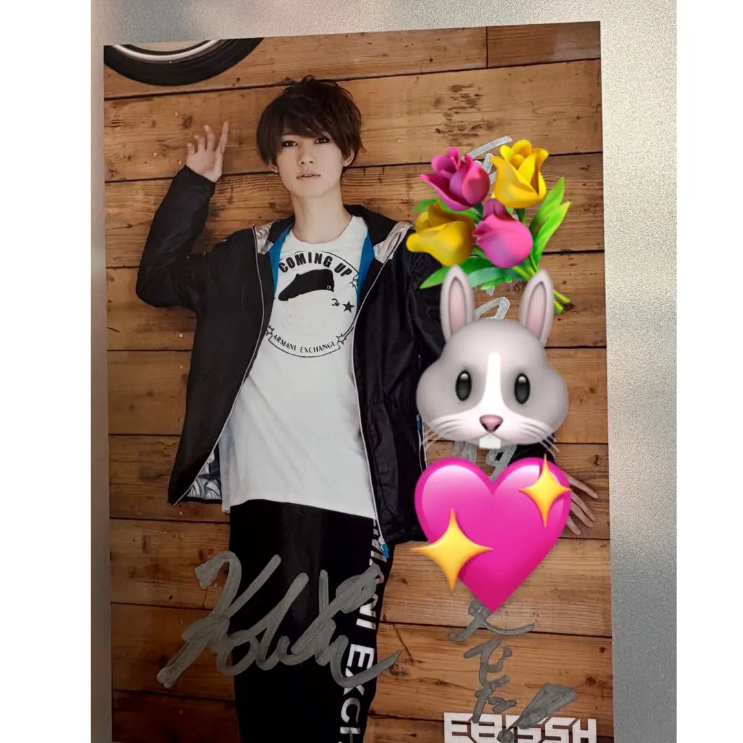 ワンエン　EBiSSH 林幸輝　サインコメント付き直筆生写真 EBiSSH ONE N' ONLY ワンエン 林幸輝 サイン 生写真 - メルカリ