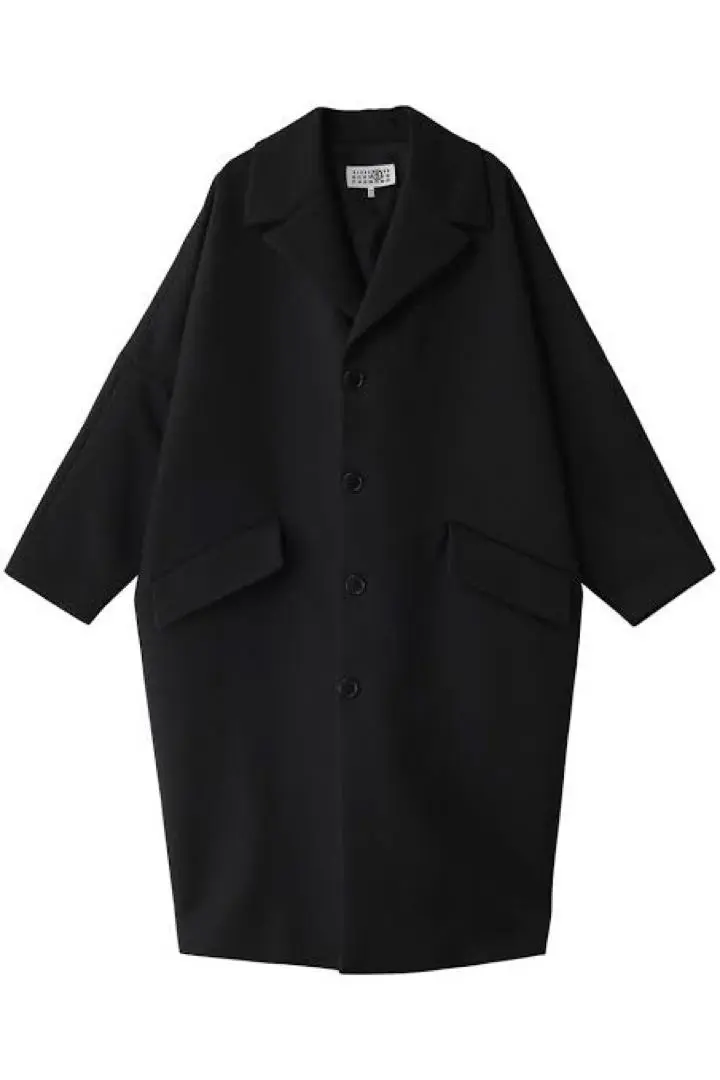 新品未使用✦メゾンマルジェラ✦MM6 オーバーサイズコクーンコート ブラック MM6 Maison Margiela / エムエムシックスメゾンマルジェラ