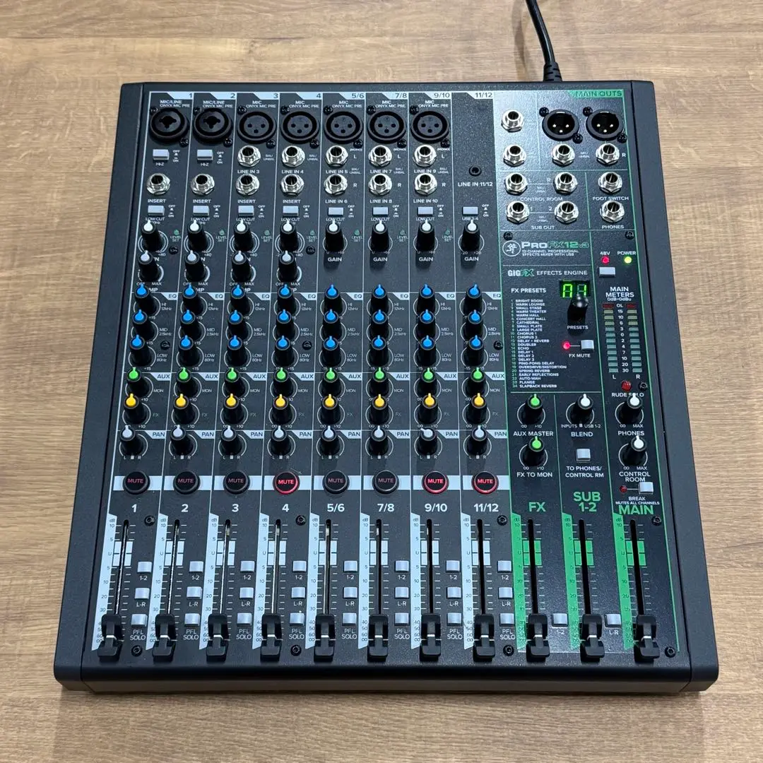 Mackie ProFX12v3 アナログミキサー 中古美品 週末限定セール】 美品 中古 MACKIE ミキサー ProFX12v3