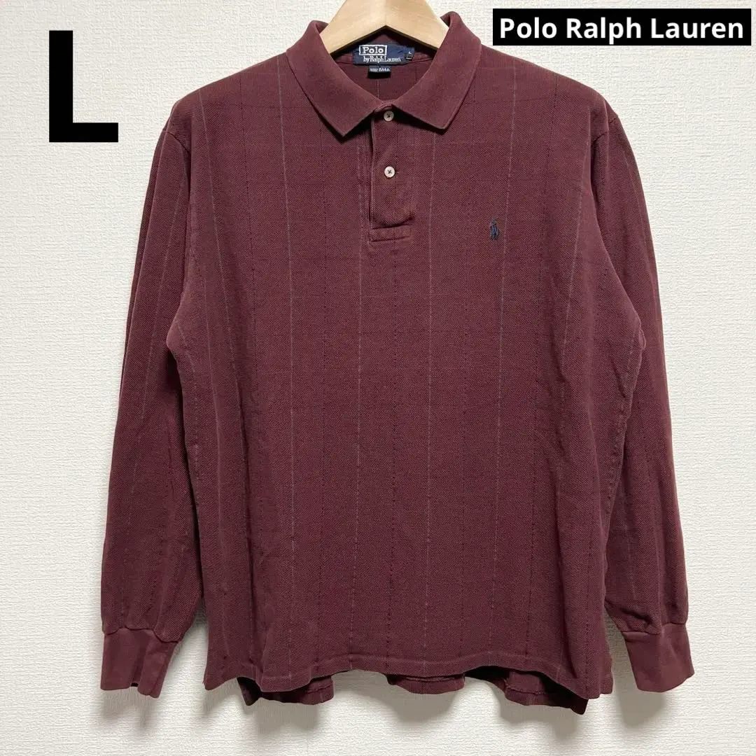 Thumbnail of Polo Ralph Lauren - USA Made Long Sleeve Polo - L - 90s - Vintage