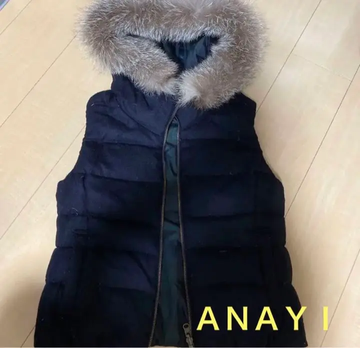 ANAYI アナイ フォックリバーシブルダウンベスト 2025年最新】anayi アナイ ダウンベストの人気アイテム - メルカリ