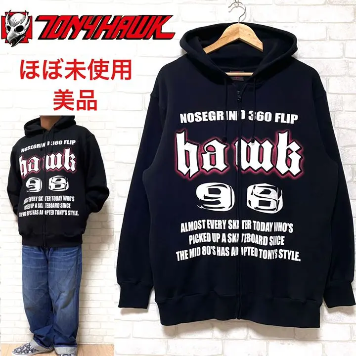 トニーホーク　パーカーM INDEPENDENT インディペンデント x TONY HAWK トニーホーク