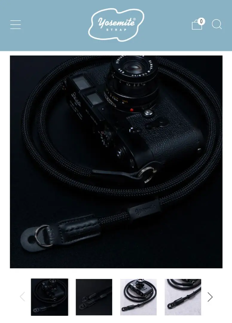 yosemite ヨセミテストラップ KARASU ALL BLACK カラス yosemite ヨセミテストラップ KARASU ALL BLACK カラス