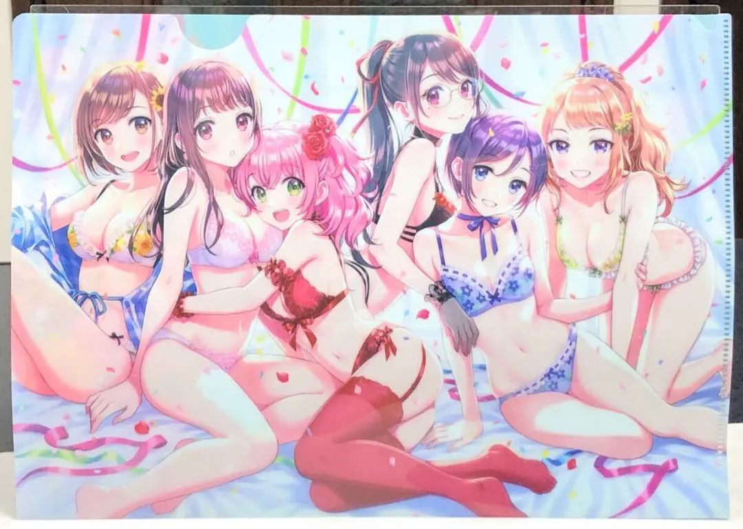 Thumbnail of Madoka Morikura A4 Clear File CANVAS Underwear Swimsuit Beautiful Girl Goods