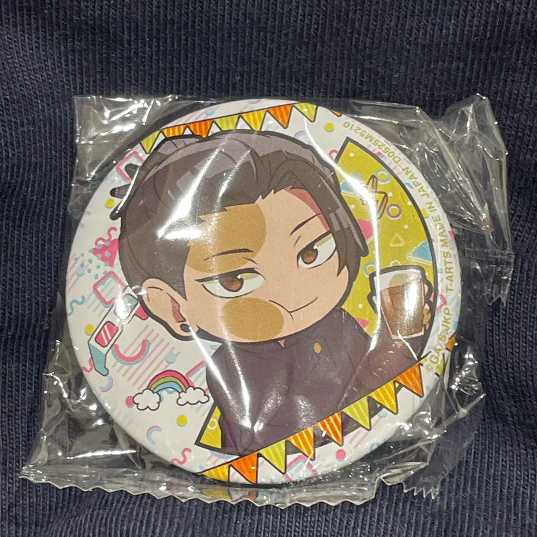 Thumbnail of Jujutsu Kaisen Pita! Defome Kaigyoku/Gyokusetsu Party Time Can Badge - Suguru Geto