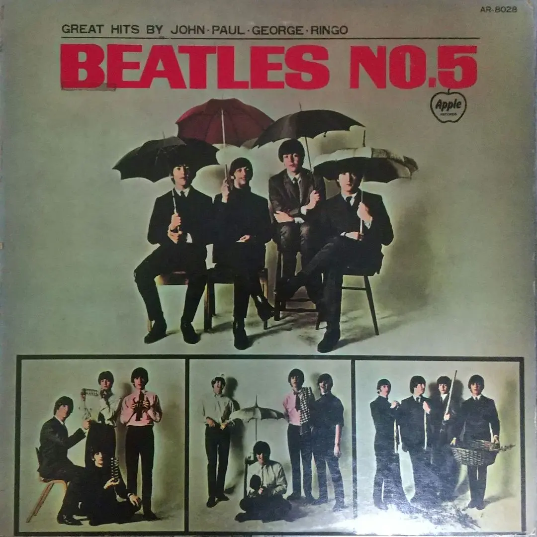 ビートルズ　レコード　No5 OR-8028 BEATLES / Beatles No. 5 帯付 (Apple, AR-8028, LP) – TICRO MARKET
