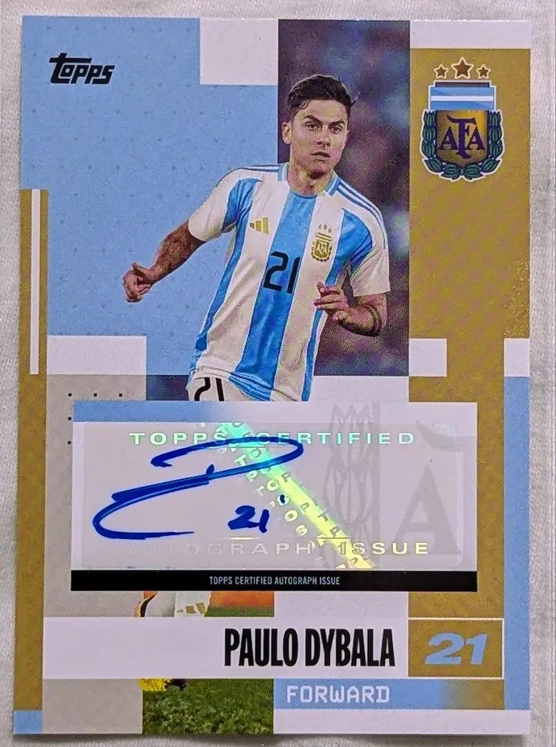 22-23 PANINI DYBALA ディバラ 直筆サインカード 68シリ 22-23 PANINI DYBALA ディバラ 直筆サインカード 68シリ