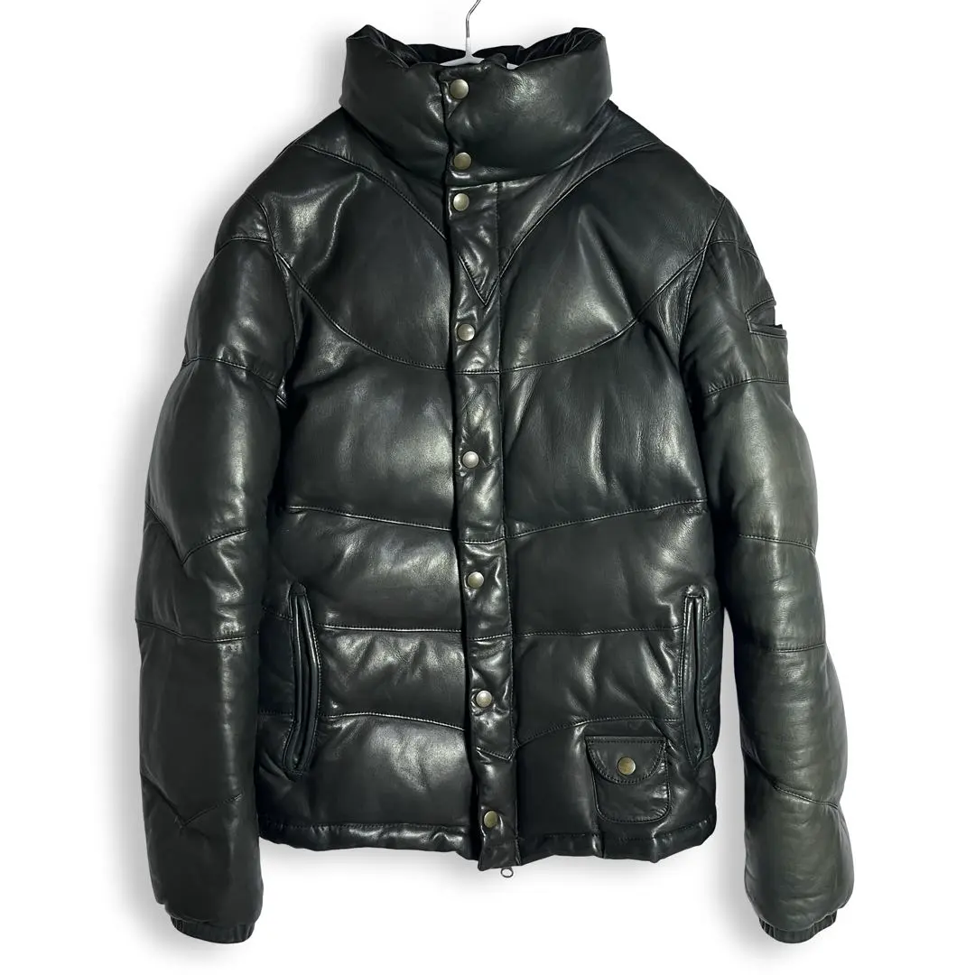 ルイス レザージャケット ラムレザー 革ジャン コート ブラック Mサイズ ルイス レザージャケット ラムレザー 革ジャン コート ブラック