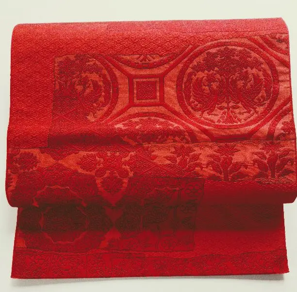 Thumbnail of Nagoya obi, silk, embroidered, beautiful condition!
