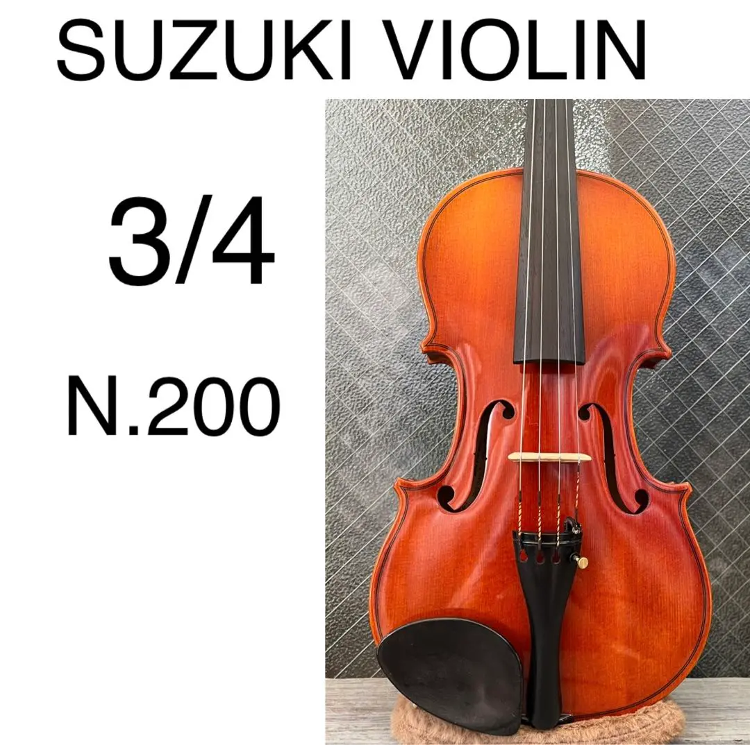 中古良音】美品✨ 鈴木バイオリン 520 4/4 1984 肩当て付 名機