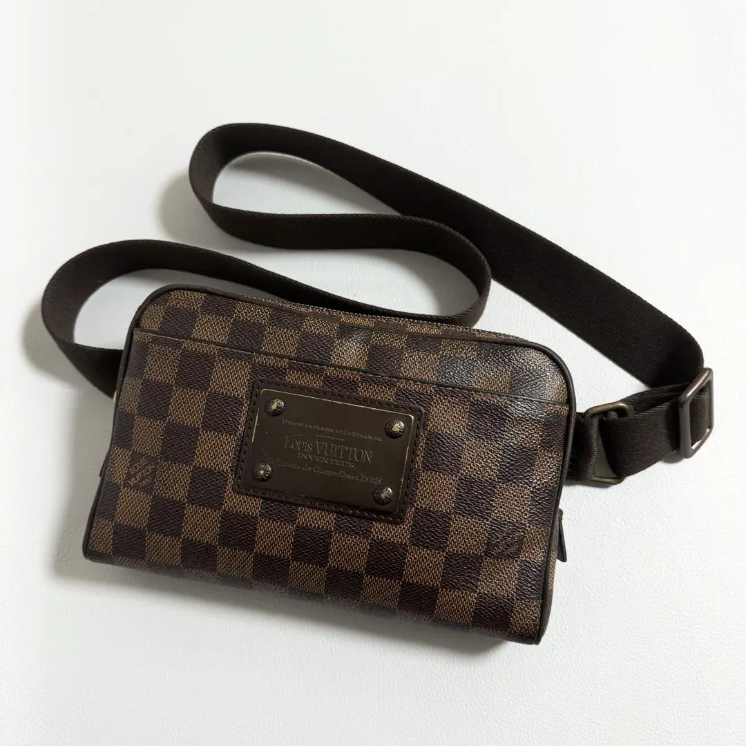 ▲ LOUIS VUITTON ルイヴィトン ダミエ バムバッグブルックリン 茶 2025年最新】バムバッグ ブルックリンの人気アイテム - メルカリ