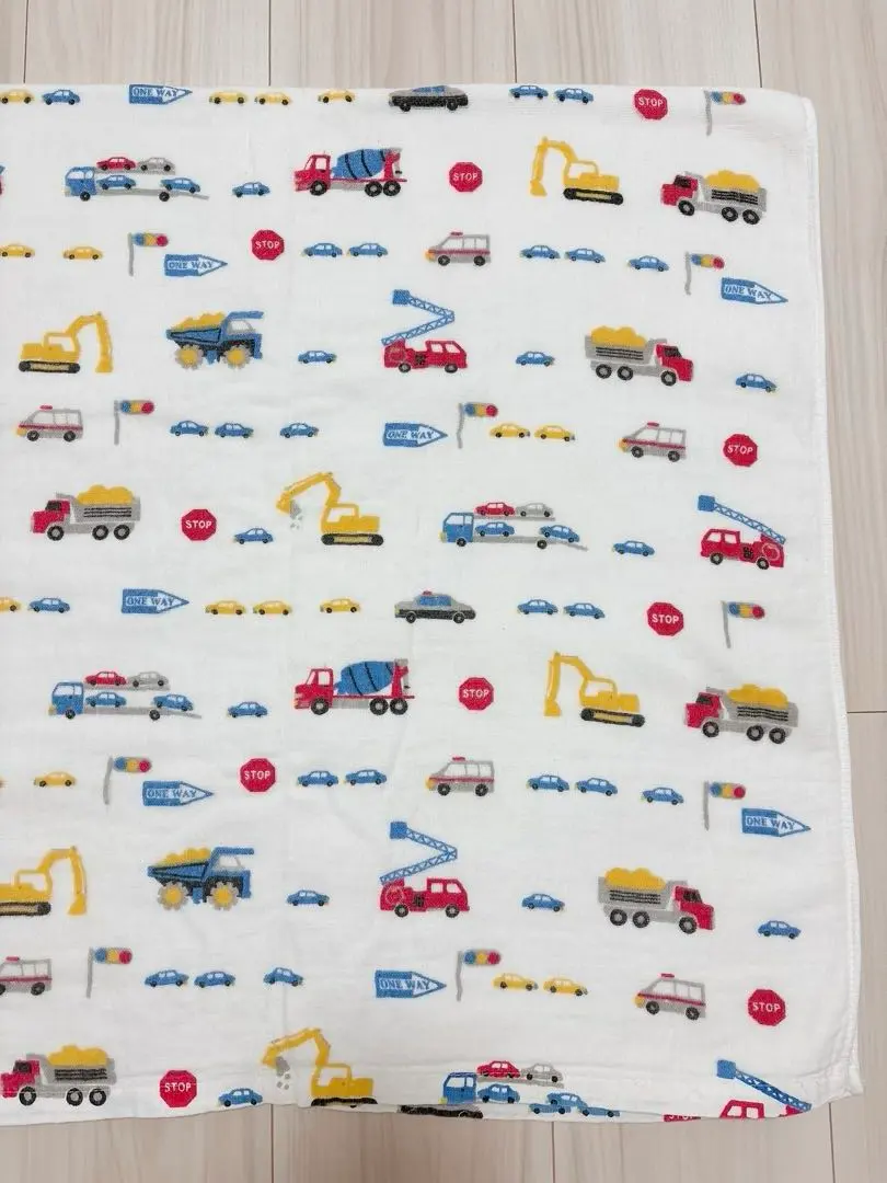 Thumbnail of Fire truck, working vehicle, vehicle, gauze, bath towel, blanket, nap mat, nursery school