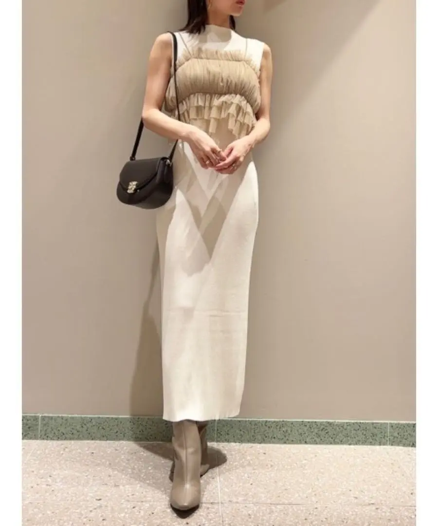 Thumbnail of Snidel dress with tulle