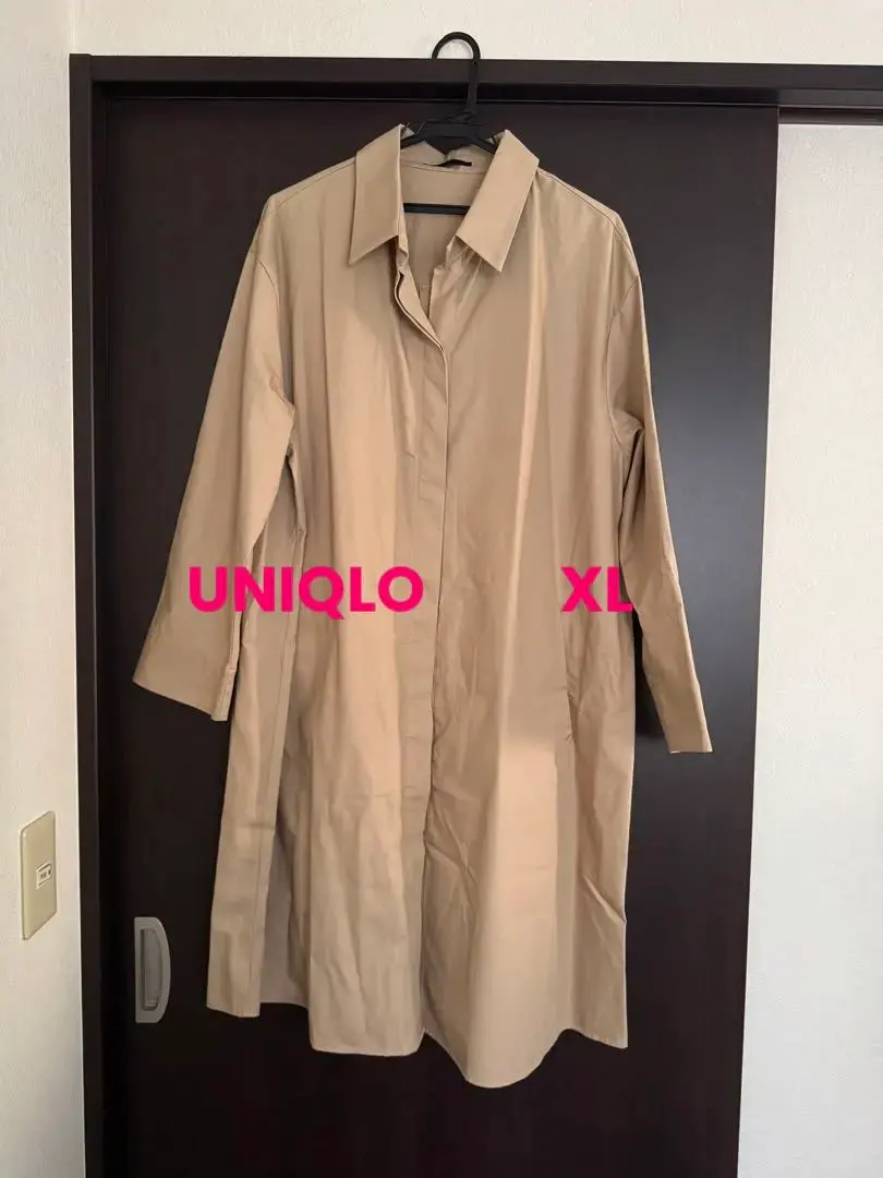UNIQLO 棉質襯衫外套 洋裝 XL 的縮圖