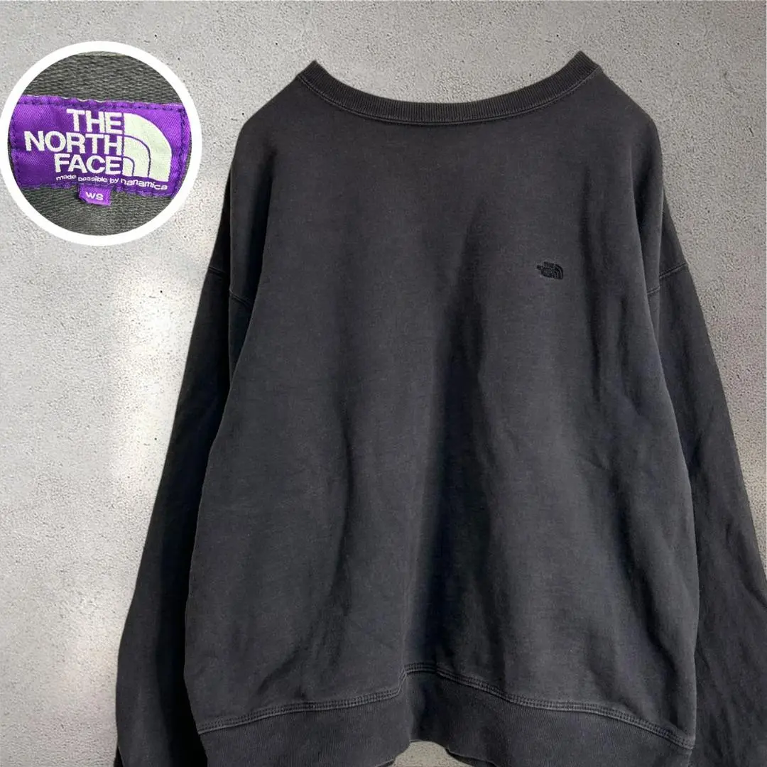 THE NORTHFACE PURPLE LABEL グレー 長袖スウェット THE NORTH FACE PURPLE LABEL H/S Graphic Tee Mix Gray 23SS-I
