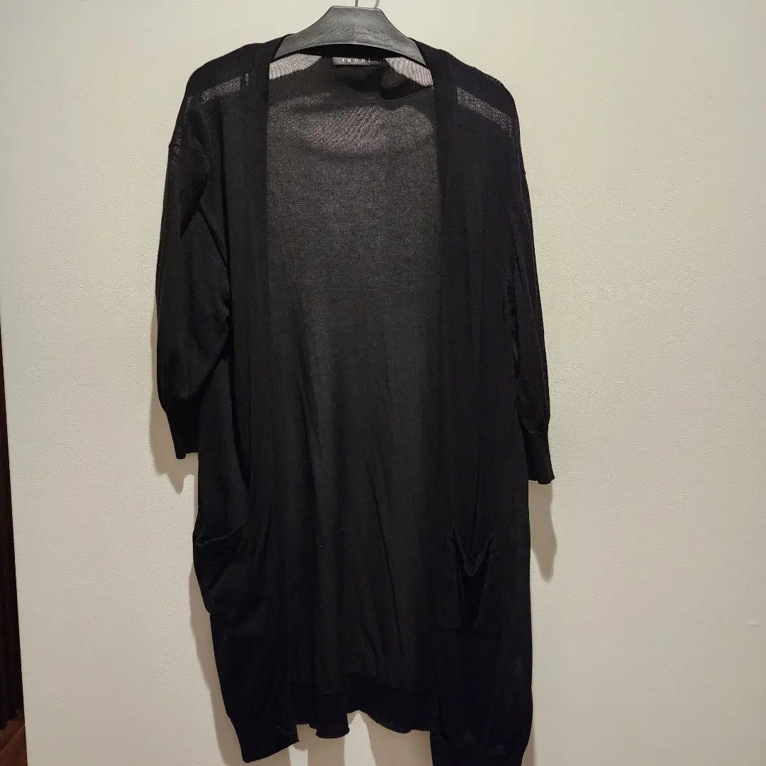 ☆方便日常穿搭☆INGNI 薄款針織衫 黑色 的縮圖