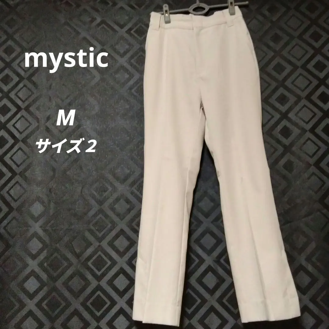 Thumbnail of mystic M size off-white tapered casual slacks