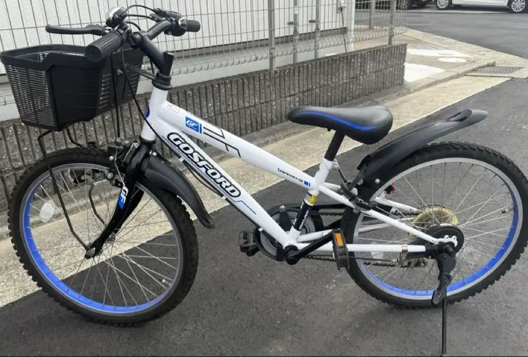 子供用自転車　22インチ　GOSFORD ジュニア　キッズ　ホワイト　奈良県 子供自転車 20インチ 22インチ 24インチ ゴスフォード 男の子