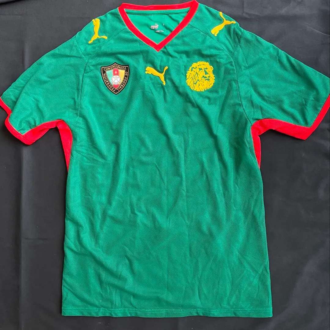 正規品 エトー カメルーン代表 2006 ユニフォーム オナナ エムボマ カメルーン代表 2006 Puma ホーム半袖 ユニフォーム #9 Eto'o